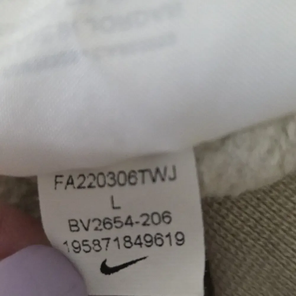 Nike Club Fleece Pullover Hoodie Excellent Condition Men's Size L Khaki/Beige